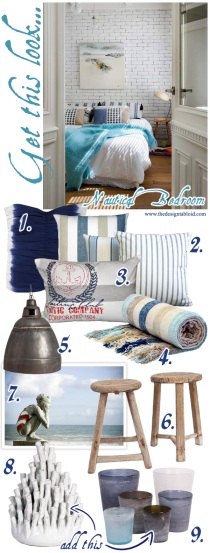 Get The Look - Nautical Bedroom - The Design Tabloid