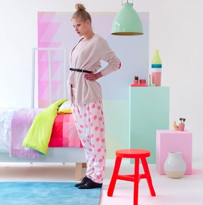 ‘Fluo Meets Pastel’ by Floor Knaapen and Anne-Sophie Markus for Eigen Huis & Interieur Magazine