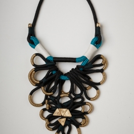 Golden Fold Necklace by Katherine-Mary Pichulik