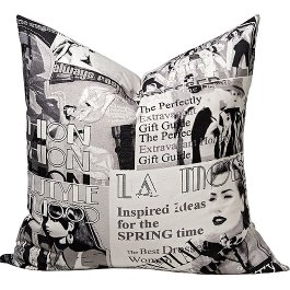 Vintage Magazine Cushion from Loads of Living | http://www.loadsofliving.co.za/scatter-cushions.aspx