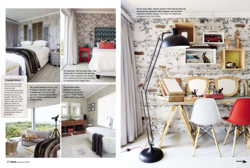 Magazine feature of interior design by Design Monarchy