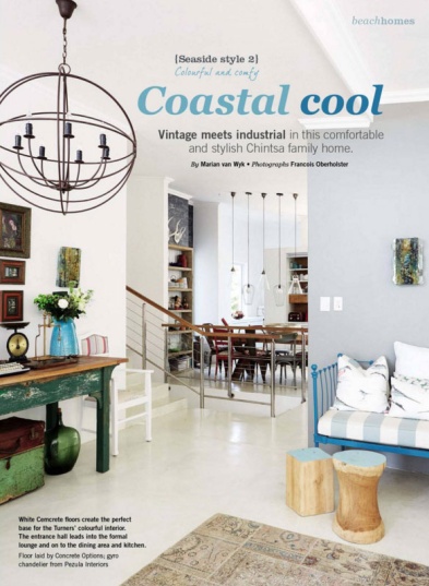 Magazine feature of interior design by Design Monarchy