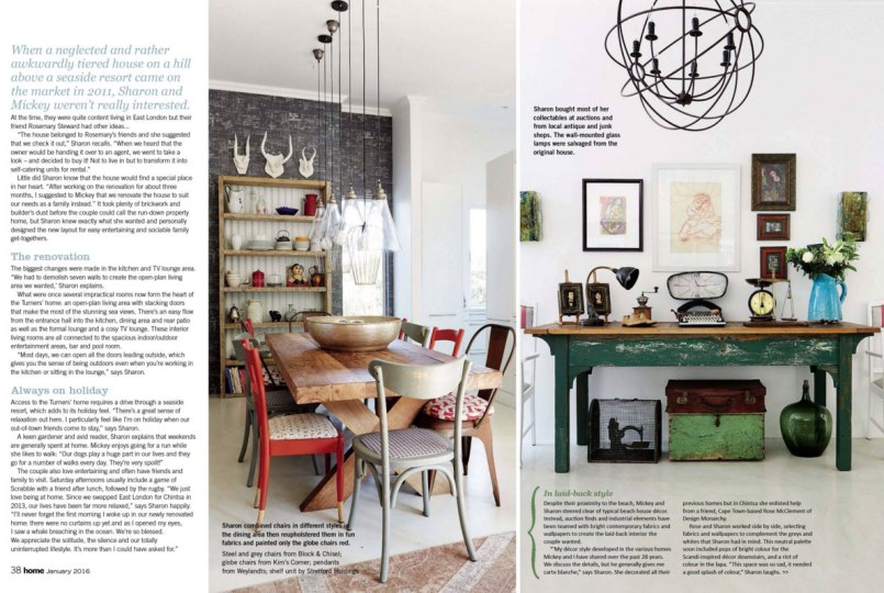 Magazine feature of house designed by Design Monarchy