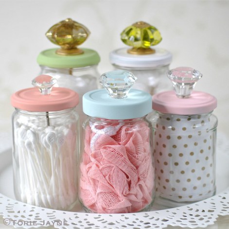 Decorating Quick Tips: Glass Storage Jars